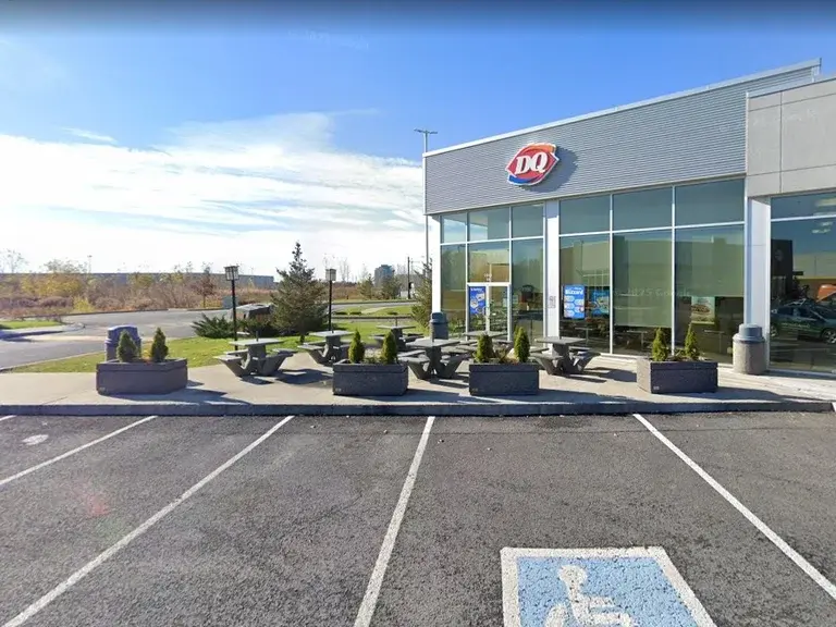 Exterior of commercial building