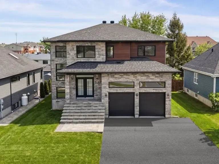 Exterior of 2 story house